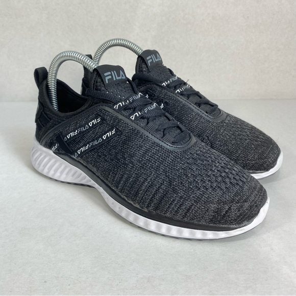 Fila Memory Foam Realm Speed Black Running Shoes Sneakers; Women’s Sz 7 Like NEW - Picture 4 of 14
